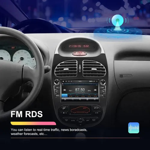 Estereo Android Peugeot 206  Carplay Android 2gb 64gb Marco