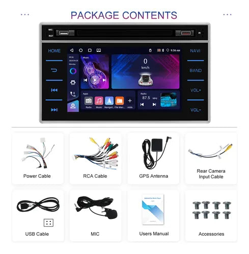 Stereo Multimedia Toyota Hilux 2017/19 Carplay Android Auto