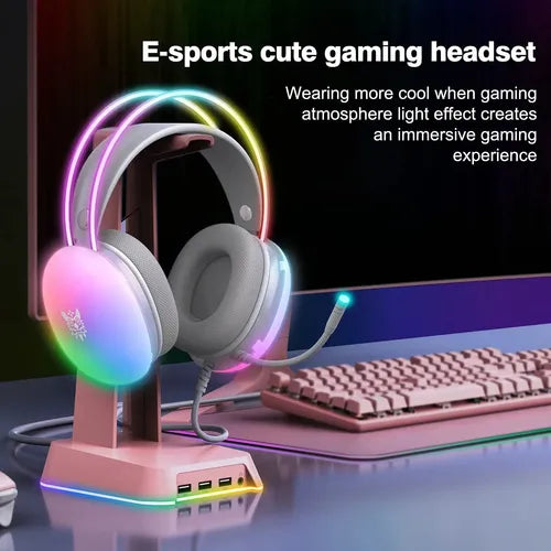 Auriculares Gamer Vincha Para Pc Onikuma X25 Con Micrófono C