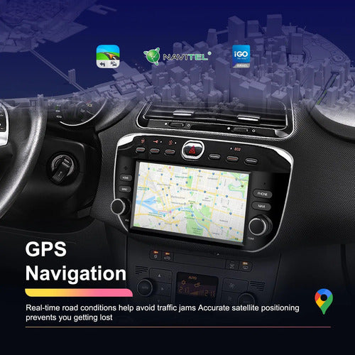 Pantalla Fiat Punto  Carplay Android Auto 4gb 64g