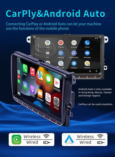 Pantalla Vw Vento Amarok Golf 4gb 64gb Carplay Con Camara
