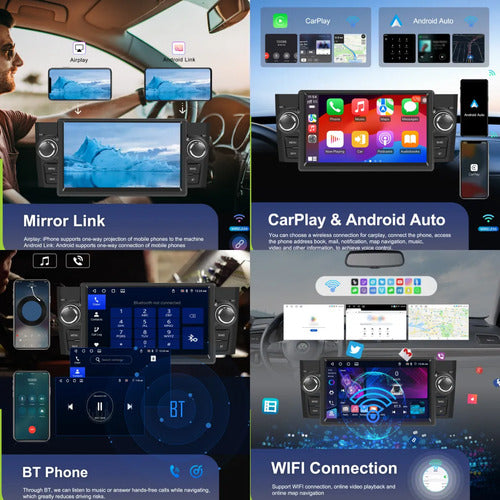 Pantalla Fiat Punto Linea Carplay Android Auto 4gb64gb 08/11