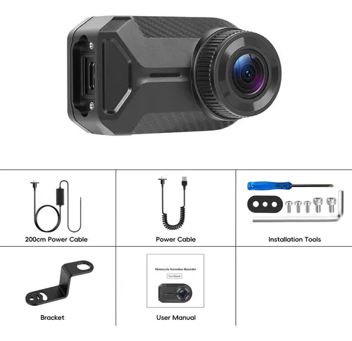 Camara Grabadora Hd 1080p Para Moto Motoblog Ip66