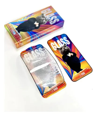 Vidrio Templado Esd Mr Cat Estatica,huellas,golpes Samsumg