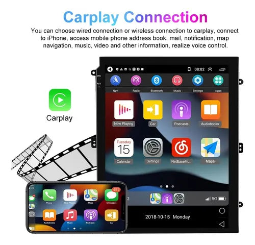 Radio Andorid Tipo Tesla 2gb64 Carplay Ford Ecosport Carplay