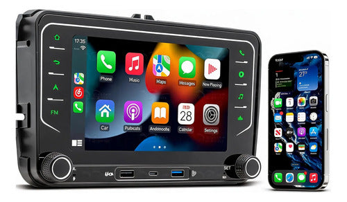 Pantalla Vw Vento Amarok Golf 6gb 128gb  Carplay Octacore