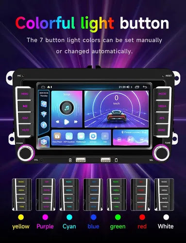 Pantalla Vw Vento Amarok Gol Msi 2gb 64gb Carplay Android