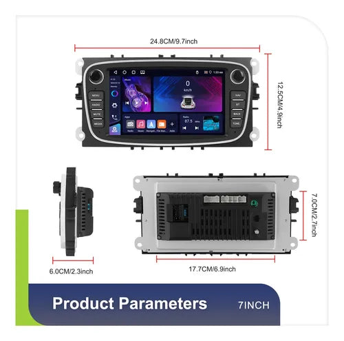 Pantalla Carplay Android Ford Focus Mondeo Kuga