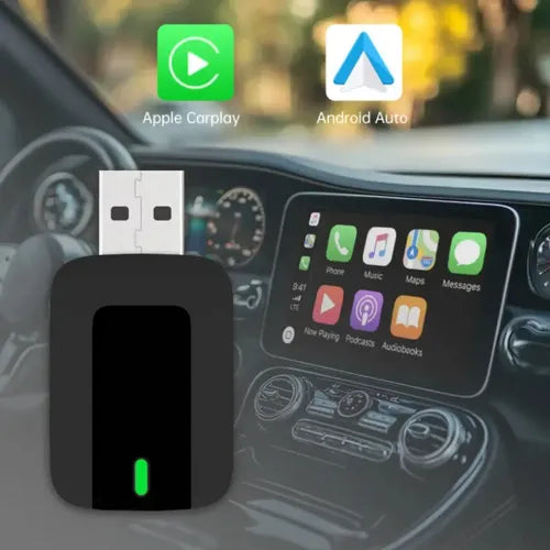 Adaptador Android Auto Carplay  Auto 2 En 1  Bt 5.4