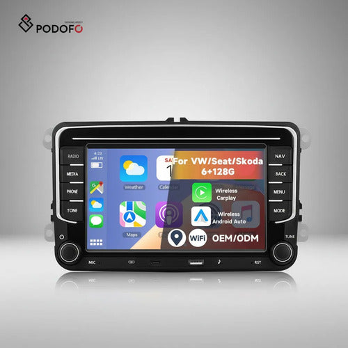 Pantalla Vw Vento Amarok Golf 6gb 128gb Carplay Con Camara