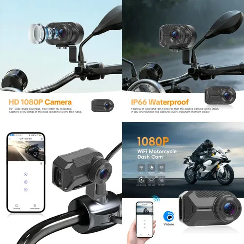 Camara Grabadora Hd 1080p Para Moto Motoblog Ip66