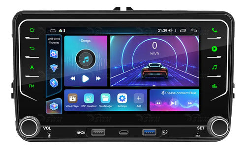 Pantalla Vw Vento Amarok Golf 6gb 128gb  Carplay Octacore