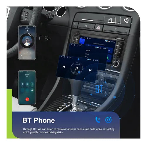 Estereo Audi A4 B7 2002/2008 4 Gb 64gb Carplay Android Auto