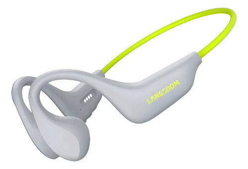 Auriculares Natacion Conduccion Osea Langsdom 16gb+ Bt 5.4 C Color Blanco