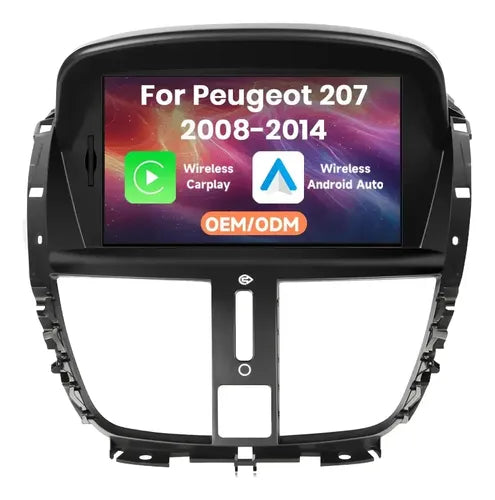 Pantalla Multimedia Peugeot 207 Android Auto Carplay 2gb 64g