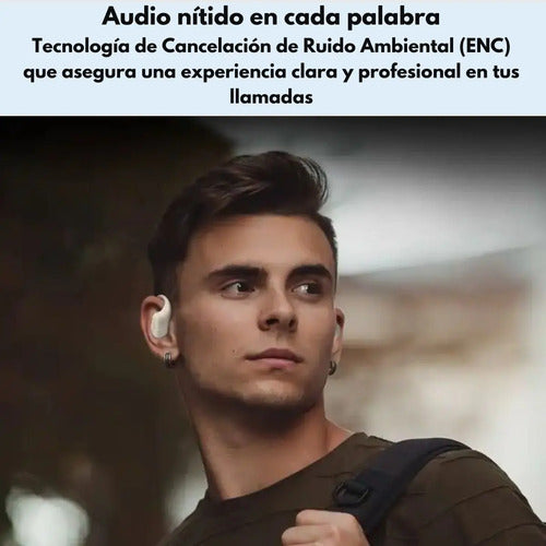 Auriculares Langsdom Ts19 Bluetooth Inalámbricos Open Ear Deportivo Negro