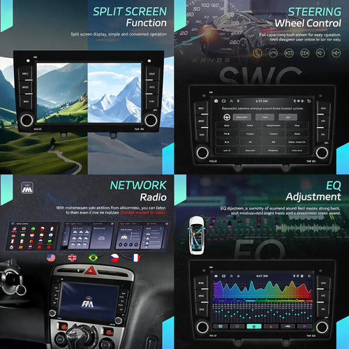 Pantalla Carplay Peugeot 408/308 2014