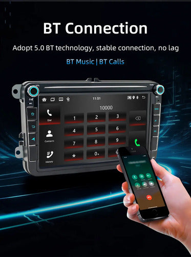 Pantalla Vw Vento Amarok Golf 4gb 64gb Carplay Android Auto