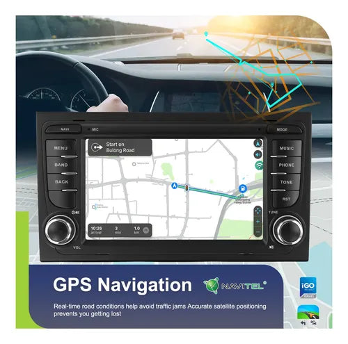 Estereo Audi A4 B7 2002/2008 4 Gb 64gb Carplay Android Auto