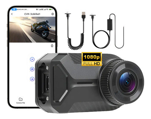 Camara Grabadora Hd 1080p Para Moto Motoblog Ip66