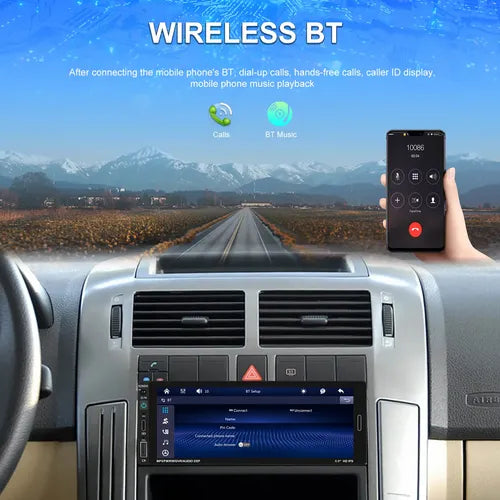 Stereo Pantalla Univer 1din Universal Carplay Android Auto