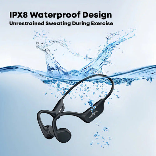 Auriculares Conducción Ósea Langsdom Be17 Para Natación Con 32 Gb Y Bluetooth 5.4 Negro