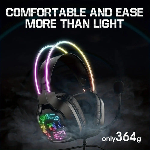 Auriculares Gamer Vincha Para Pc Onikuma X22 Con Micrófono