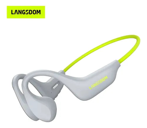 Auriculares Natacion Conduccion Osea Langsdom 16gb+ Bt 5.4 C Color Blanco