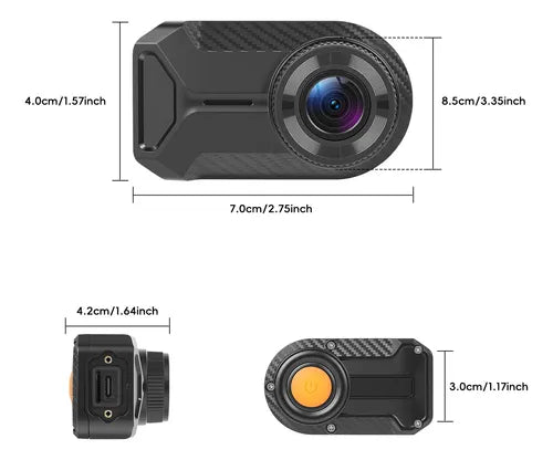 Camara Grabadora Hd 1080p Para Moto Motoblog Ip66