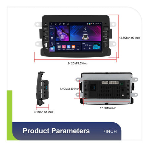 Estereo Multimedia Renault Duster/ Sandero/kwid 4gb 64gb