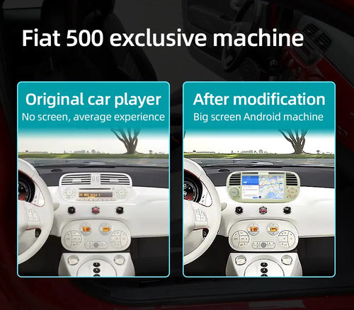 Estereo Carplay Android Auto Fiat 500 4gb 64g Octacore