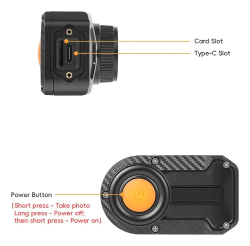 Camara Grabadora Hd 1080p Para Moto Motoblog Ip66