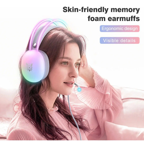Auriculares Gamer Vincha Para Pc Onikuma X25 Con Micrófono C