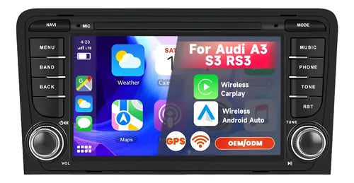 Pantalla Estereo Audi A3 2003-2012 Carplay Android  4gb 64gb