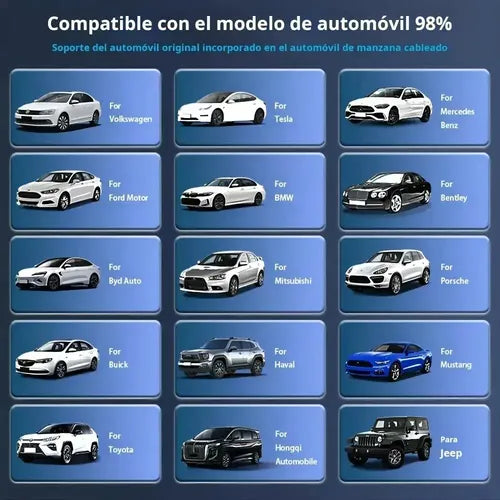 Adaptador Android Auto Carplay  Auto 2 En 1  Bt 5.4