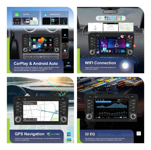 Pantalla Estereo Audi A3 2003-2012 Carplay Android  4gb 64gb