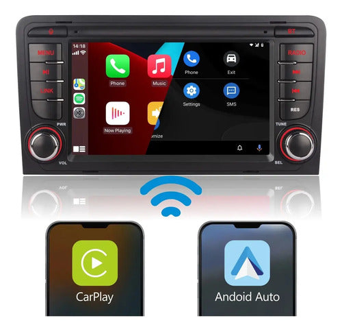 Pantalla Estereo A3 2003-2012 Carplay Android Auto 2gb 64gb