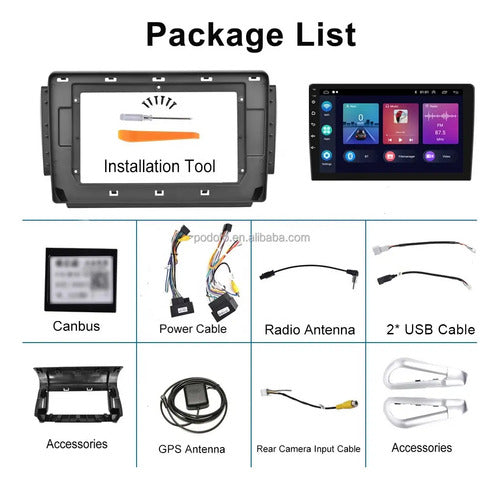 Stereo Peugeot 2008/208  Android Wifi Gps 2gb + 64g Carplay