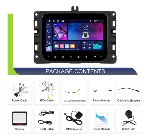 Estéreo 4+64g Carplay Para Jeep Compass Renegade Android