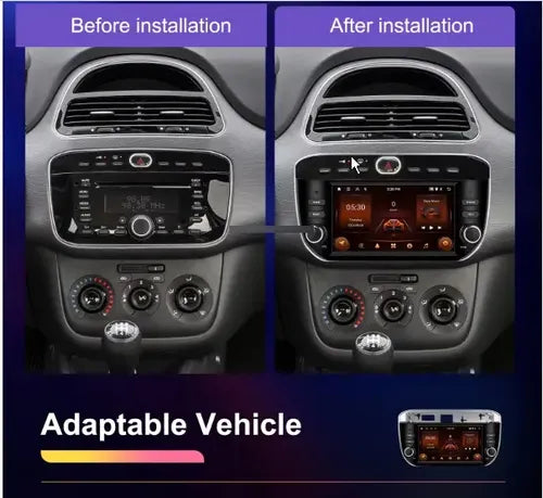 Pantalla Fiat Punto 2012 A 2015 Carplay Android Auto 2gb 64g