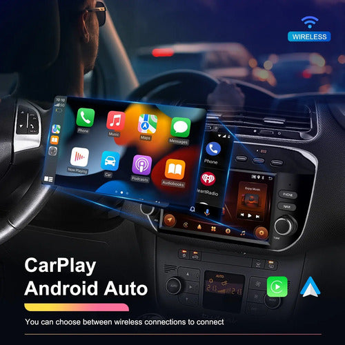 Pantalla Fiat Punto  Carplay Android Auto 4gb 64g