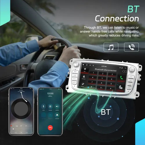 Pantalla Carplay Android Ford Focus Mondeo Kuga
